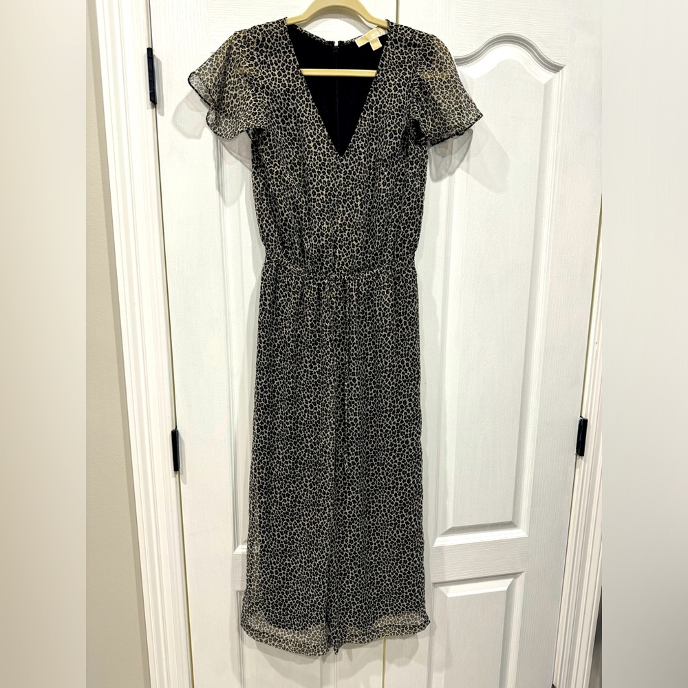 Michael Kors cheetah print jumpsuit